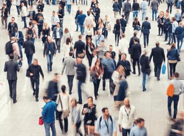 Crowded high street