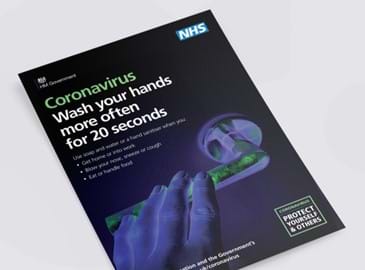 Coronavirus wash your hands sign 