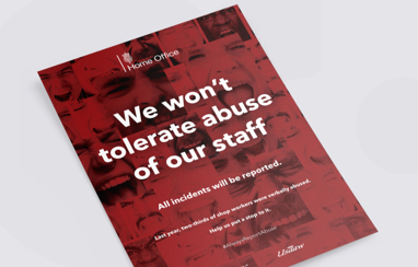 We wont tolerate abuse of our staff 
