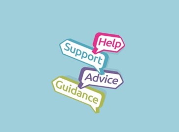 Help support advice guidance signs 
