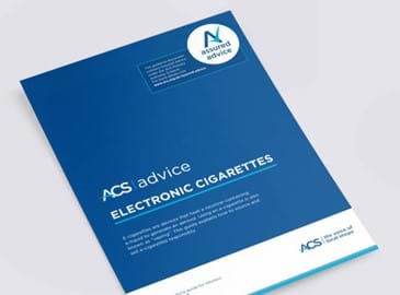 ACS electronic cigarettes advice booklet