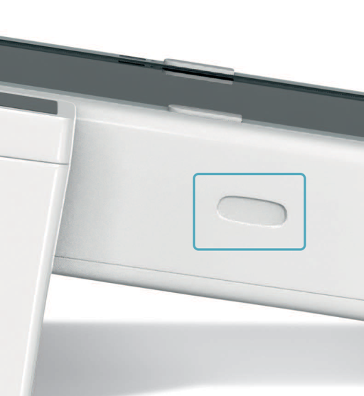 On button located on side of Payzone Plus device