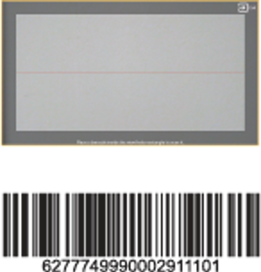 Payzone Plus device displaying a barcode on screen