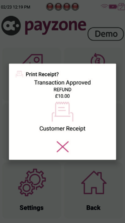 Payzone Plus device screenshot 9