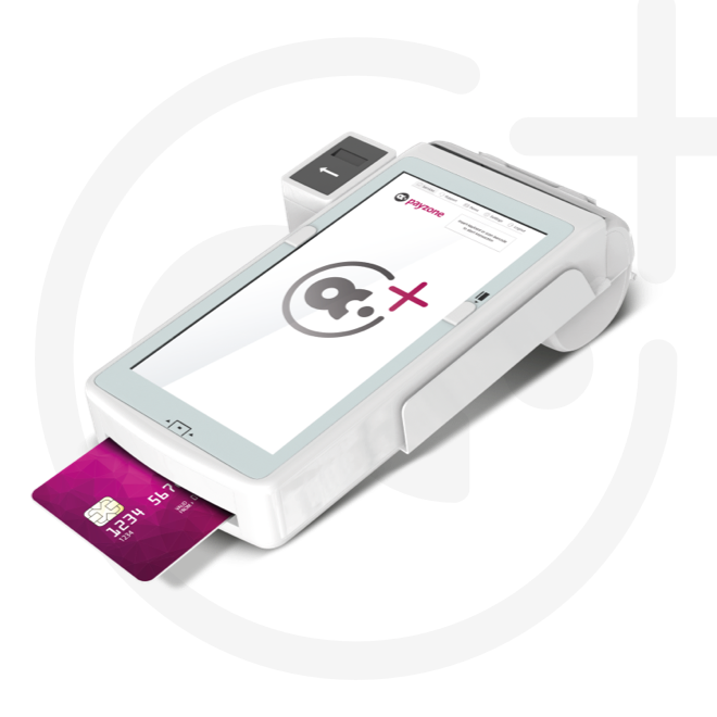 Payzone Plus device with payment card