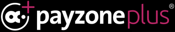 Payzone plus company logo black background